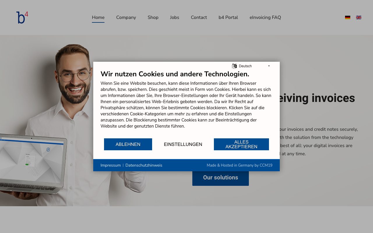 Aperçu du site de B4value.net