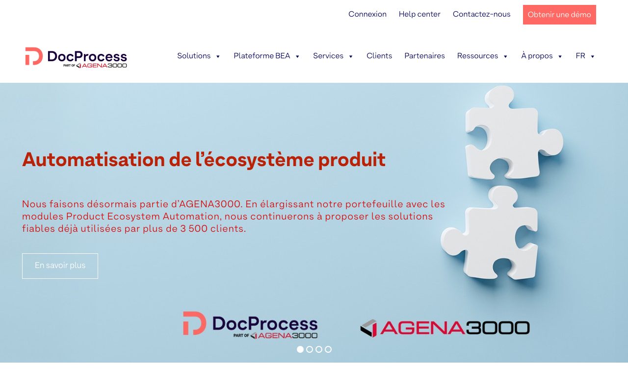 Aperçu du site de Docprocess