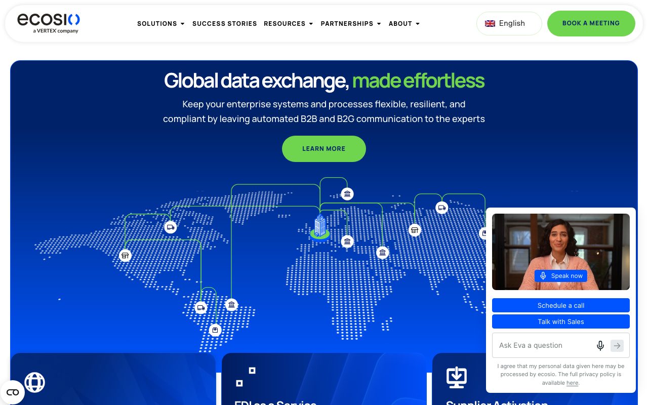 Aperçu du site de Ecosio