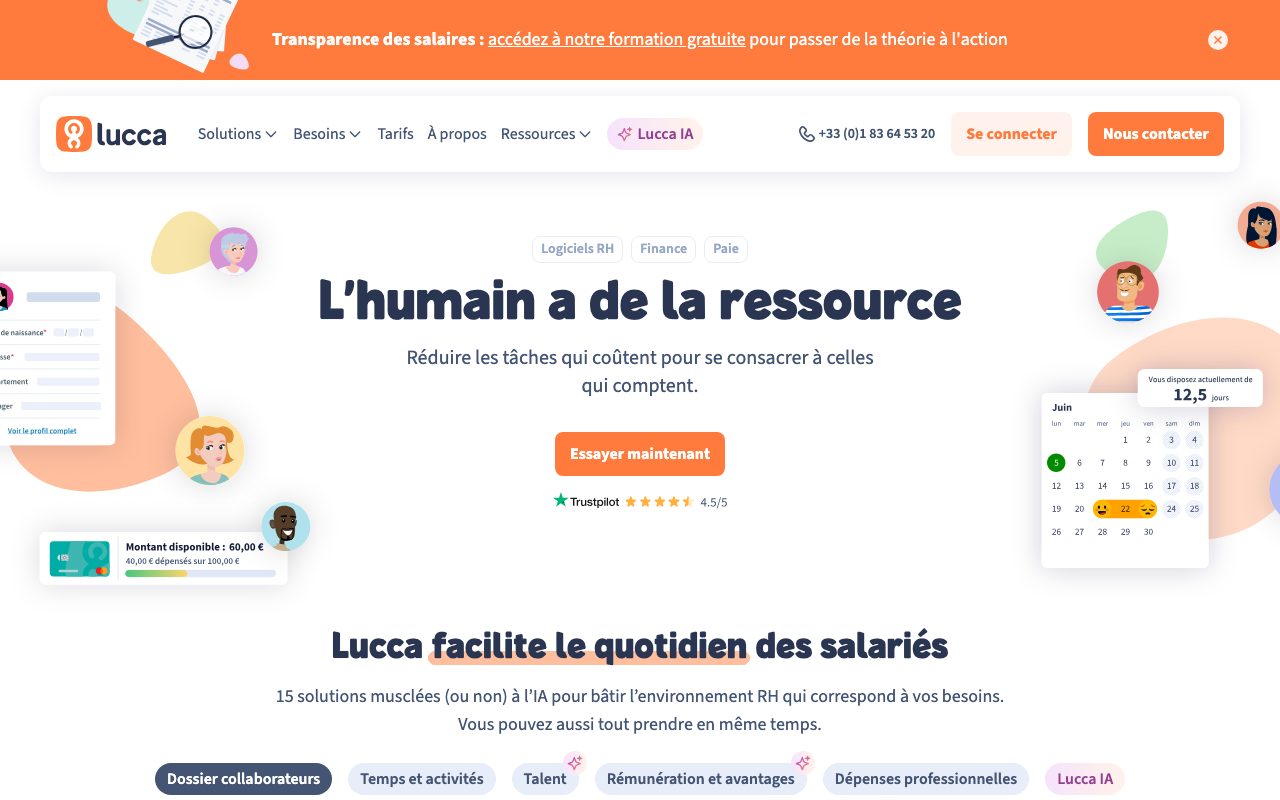 Aperçu du site de Lucca